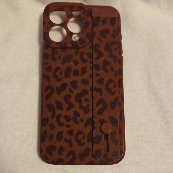 Brown Leopard Print iPhone Case with Soft Texture - Picture 1 of 1